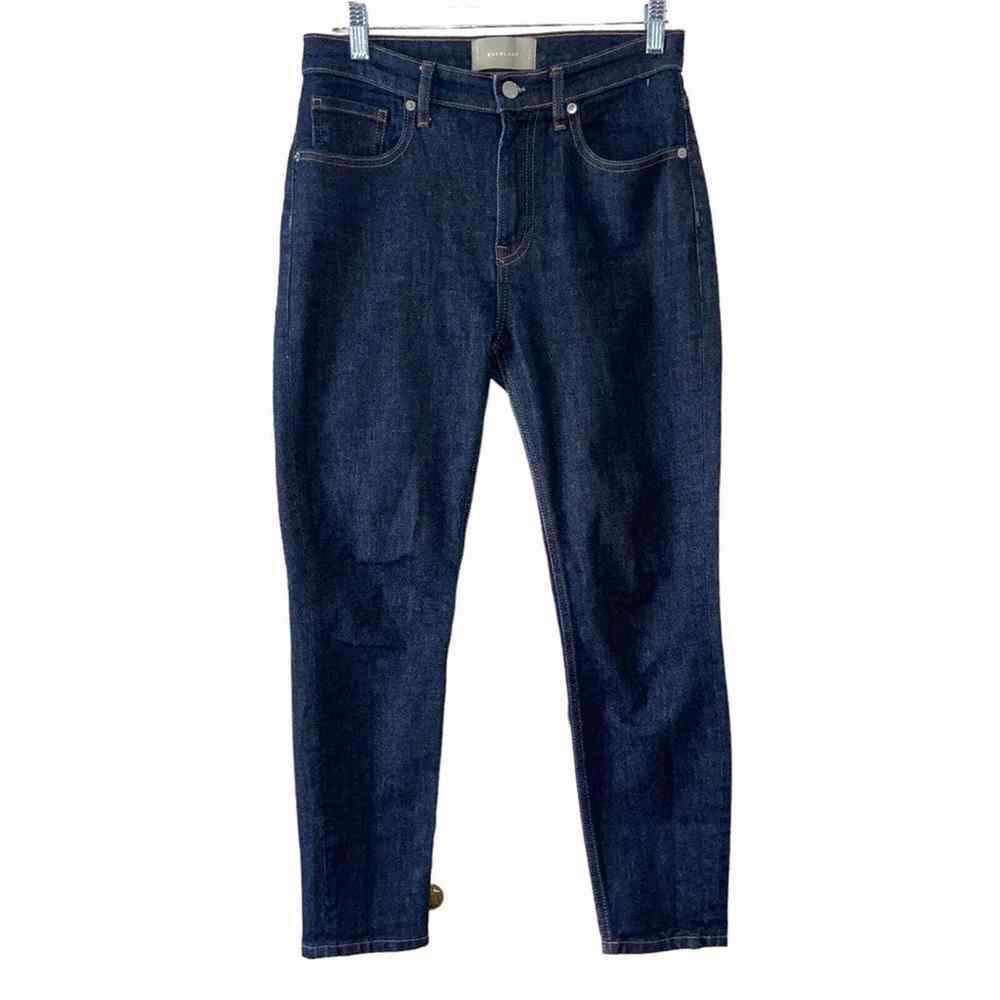 Everlane Skinny High Waist Ankle Dark Wash Jeans Size 28 !